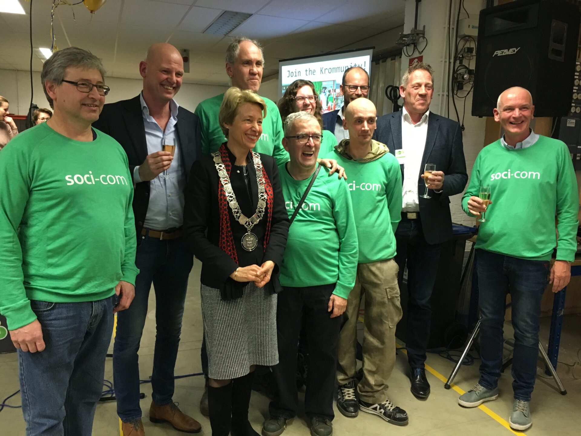 Opening Edam met de burgemeester