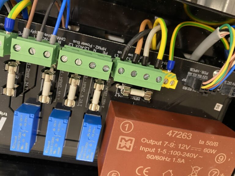 Detail van een warmtepomp geassembleerd door Soci-Com